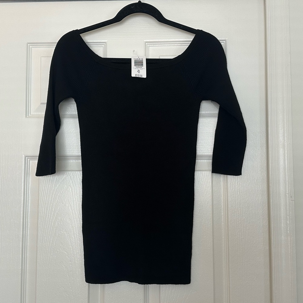 Torrid off the shoulder sweater